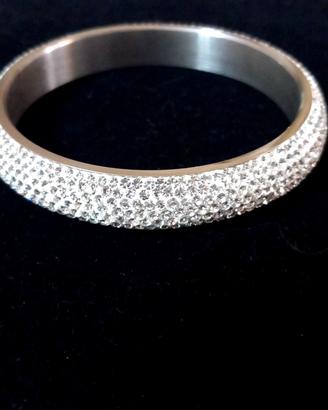 Bracciale Crystal in acciaio anallergico