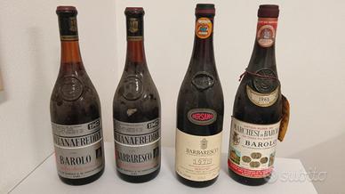 Barolo e barbaresco da collezione