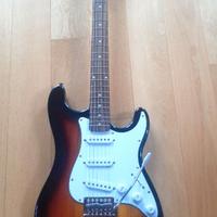 Chitarra tipo Fender Stratocaster + custodia+cavo