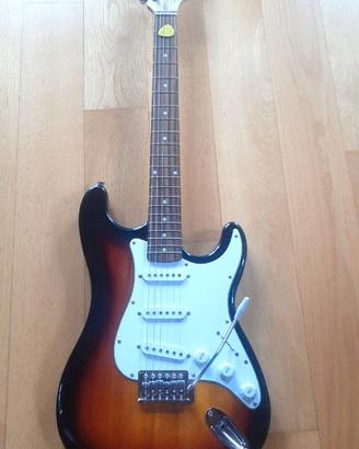 Chitarra tipo Fender Stratocaster + custodia+cavo