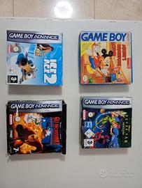 GIOCHI.  GAME.  BOY.   E.  GAME. BOY   ADVANCE