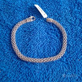 Bracciale+Anello+2 Orecchini in oro bianco e gi18k