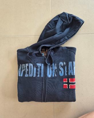 Felpa con zip e cappuccio Napapijri