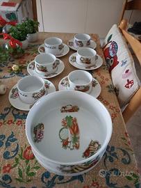 Set ciotola con ciotoline pinzimonio