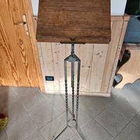 Leggio in Legno e Ferro