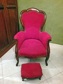 POLTRONE STILE LUIGI FILIPPO (Coppia)