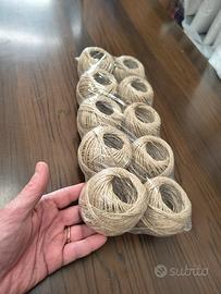 10 rotoli spago di canapa