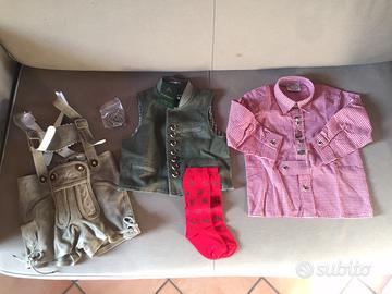 Completo classico tirolese bimbo/a, taglia 92