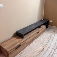 Salotto, Parete attrezzata