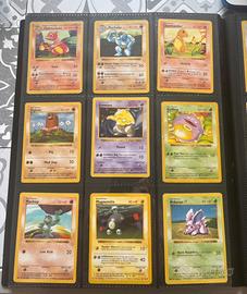Lotto 27 shadowless base set pokemon, ENG