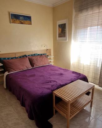 Letto Matrimoniale MANDAL con Testiera e Materasso