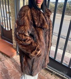 Pelliccia coda di visone anni 90'