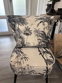 Poltrona Maisons du Monde stile nordico / jungle