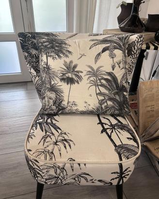 Poltrona Maisons du Monde stile nordico / jungle