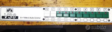 BTS VS8 Switcher Audio e Video analogico