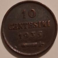 10 Centesimi Repubblica di San Marino 1935
