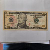 banconota da 10 dollari