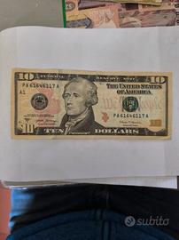 banconota da 10 dollari