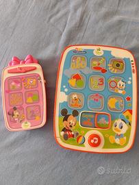 Tablet e telefonino bambini Clementoni Disney baby