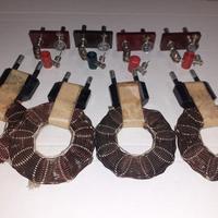 Radio a Galena, ricambi o componenti, 4 pezzi.