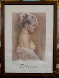 Quadro stampa ritratto femminile