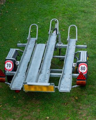Carrello Porta Moto ELLEBI 3 Posti – Revisionato