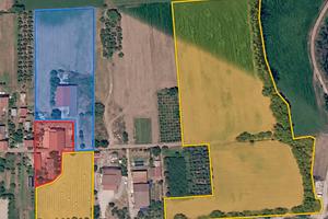 Tenuta agricola con ABITAZIONE, STALLA e TERRENI