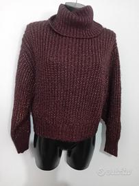 Mango MNG maglione corto glitterato nuovo