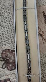 bracciale in ceramica e acciaio 