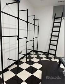 scaffalature per negozio abbigliamento accessori