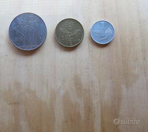 Serie di monete della lira del 1958 -