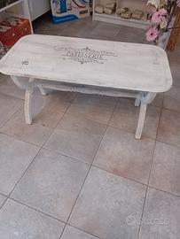 tavolino da salotto shabby 