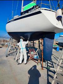 Barca a vela Canados 37 disegnato da A. Vallicelli