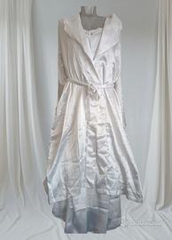 Completo Vestaglia+ Sottoveste Vintage raso lusso