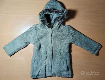 Giubbotto a maglia bambina 3 anni 