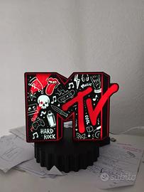 Lampada LED MTV 3D Personalizzata – Design Rock