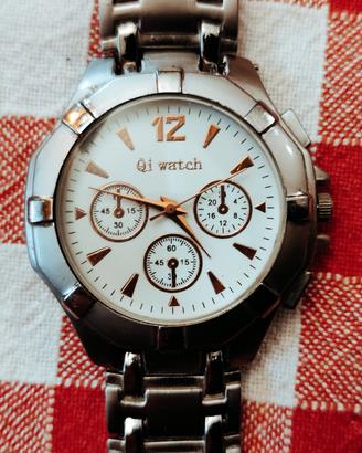 Orologio Qi Watch Argento e Bianco