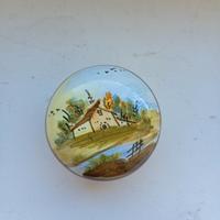 porta pillole in ceramica Castelli fatto a mano 