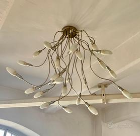 Lampadario design Metalspot Gorgona 24 luci