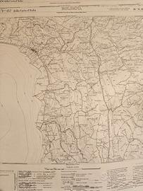 Cartine dell'IGM da 1:25000 area Tuscia