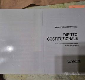 Diritto costituzionale si Temistocle Martines