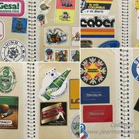 collezione di 115 adesivi anni 70/80  sport  vari