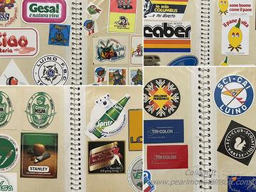 collezione di 115 adesivi anni 70/80  sport  vari