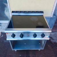 Cucina 4 fuochi professionale a induzione BARON