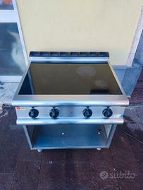 Cucina 4 fuochi professionale a induzione BARON