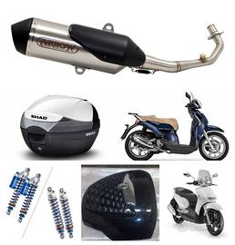 Aprilia Scarabeo ricambi scarico freni plexiglass