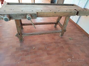 Banco lavoro  da falegname antico 