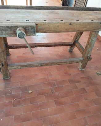 Banco lavoro  da falegname antico 