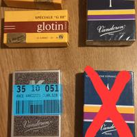 Ance per clarinetto in sibemolle 