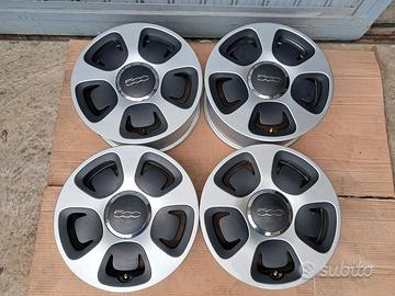 Cerchi in lega da 15 pollici per fiat 500 3 porte